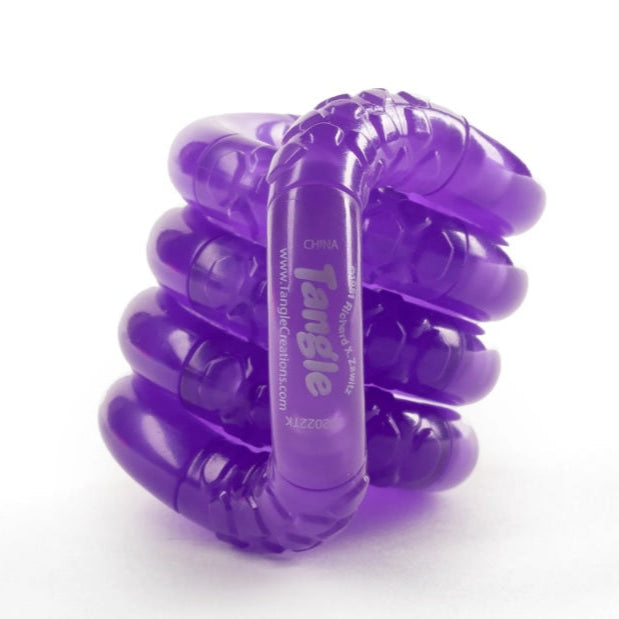 Tangle junior glow in the dark paars