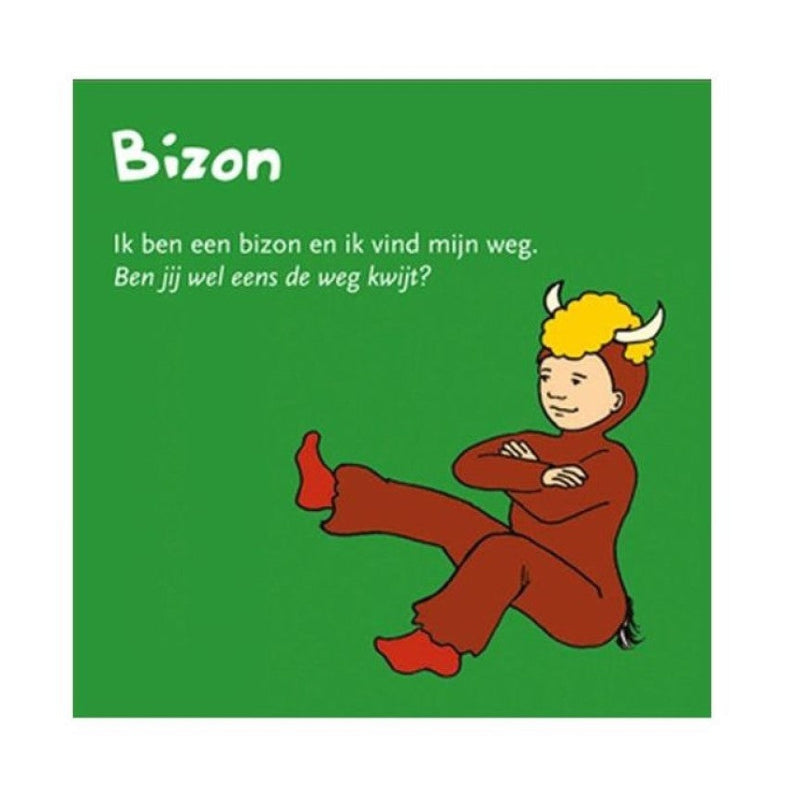 bizon voorbeeldkaart beestenboel kinderyoga