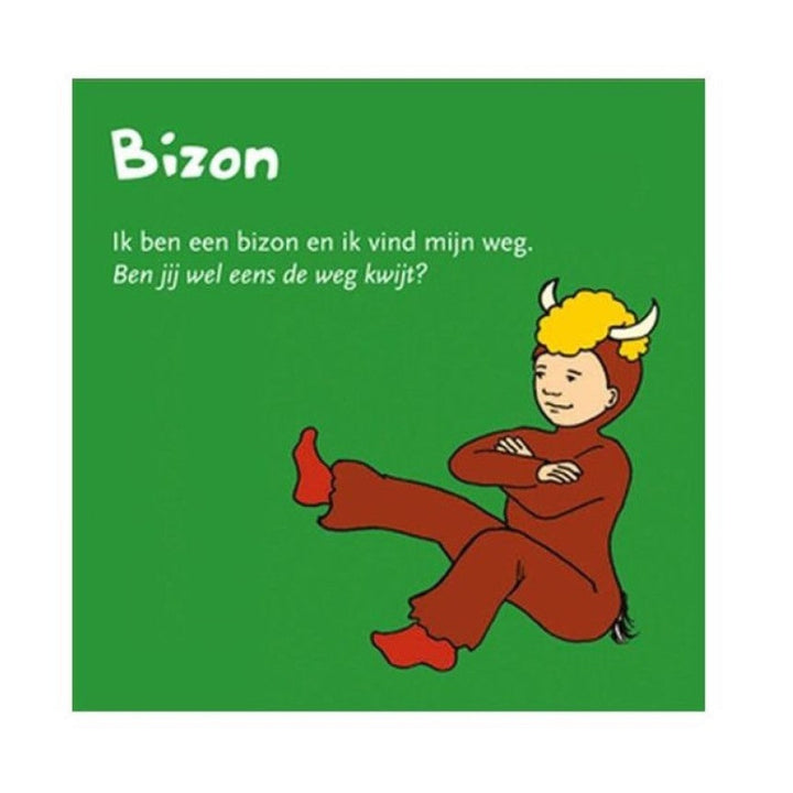 bizon voorbeeldkaart beestenboel kinderyoga