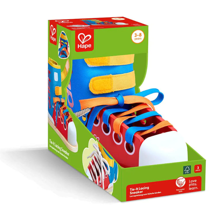 tie it lacing sneaker, motoriekspeelgoed