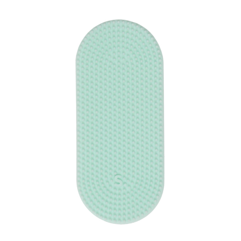 licht blauwe silicone sticker, fidget sticker, speks sticker