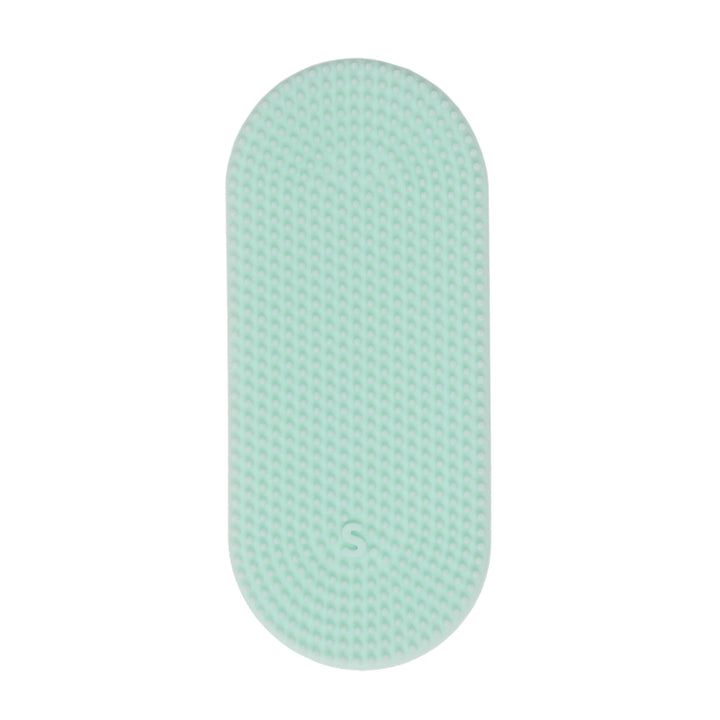 licht blauwe silicone sticker, fidget sticker, speks sticker