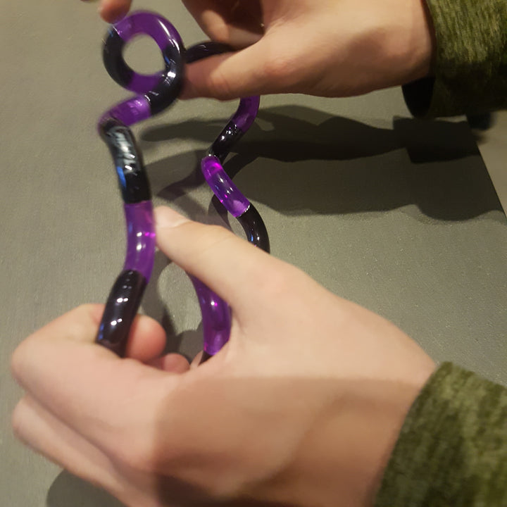 Tangle Palm tangle metalic paars