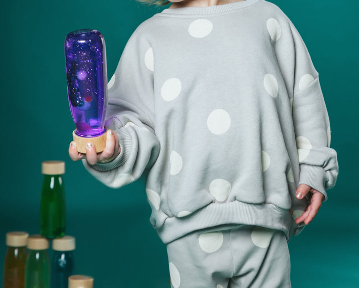 Petit Boum Sensorische float fles paars
