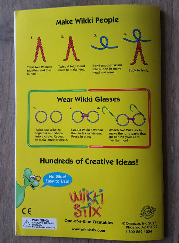 Wikki Icon Wikki Stix Activiteitenboekje – Uitgebreide creatieve opdrachten ...