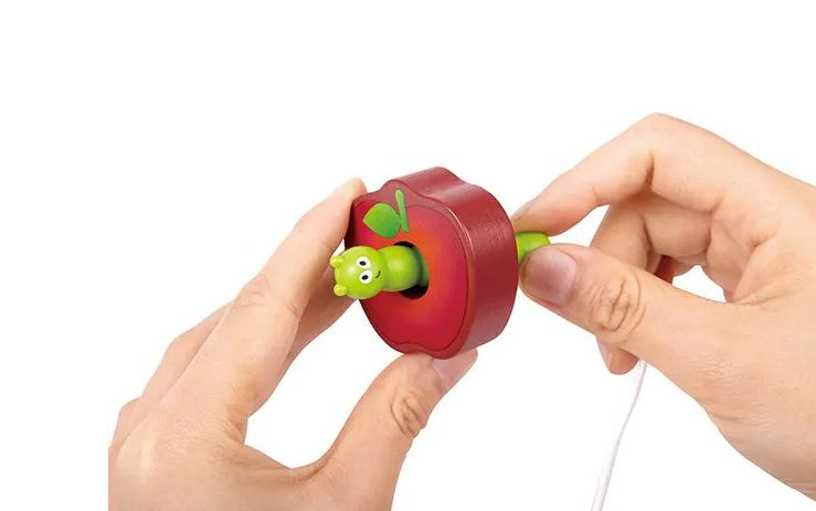 Rode Rups Fruit Rijgspel Rups & Fruit – motoriek en leren met plezier – Toys42hands