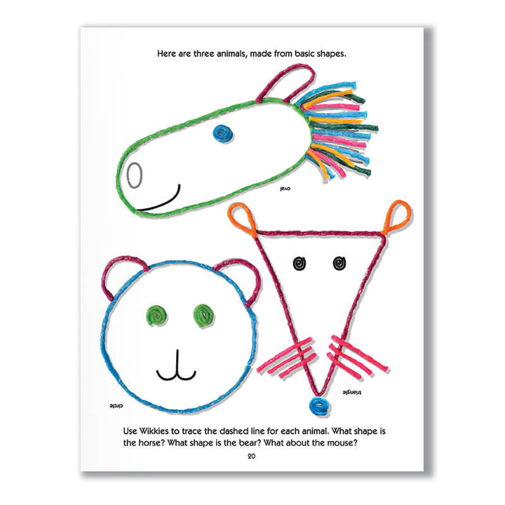 Wikki Stix Activiteitenboek met 72 stuks