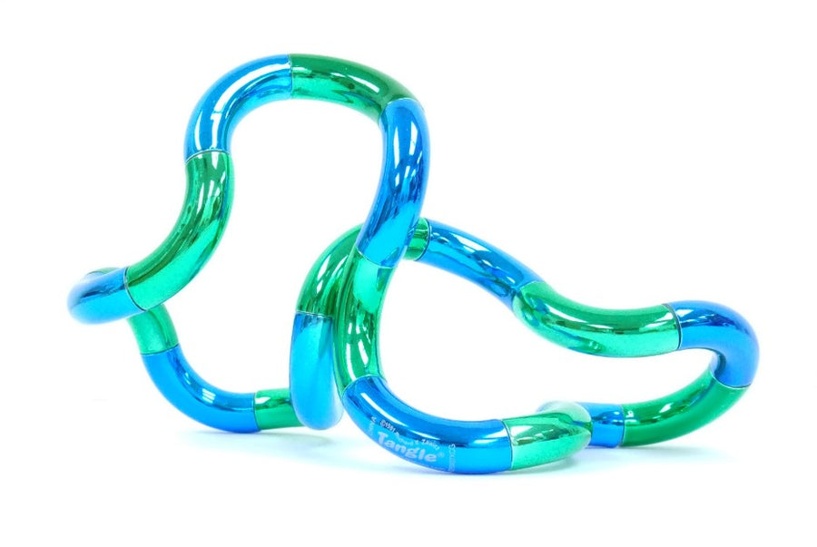Tangle Palm tangle metallic groen-blauw