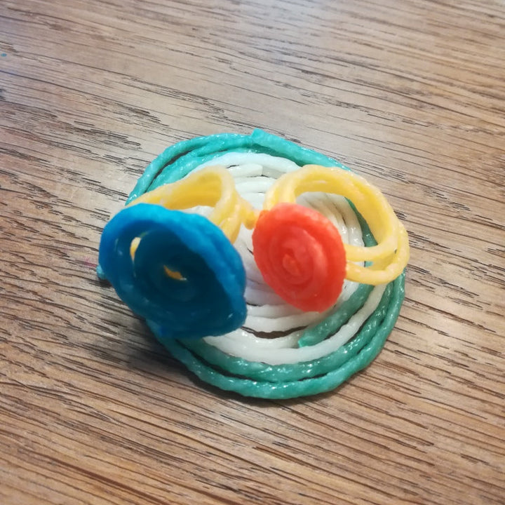 Wikki Stix Proefsetje fun 8 stuks, ringen gemaakt, fijne motoriek speelgoed