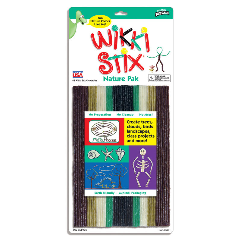 Wikki Icon Wikki Stix Natuurlijke Kleuren | Rustgevend sensorisch speelgoed zonder ...