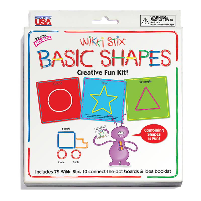 Wikki Stix Vormen Set – Spelenderwijs vormen leren | Sensorisch en ...