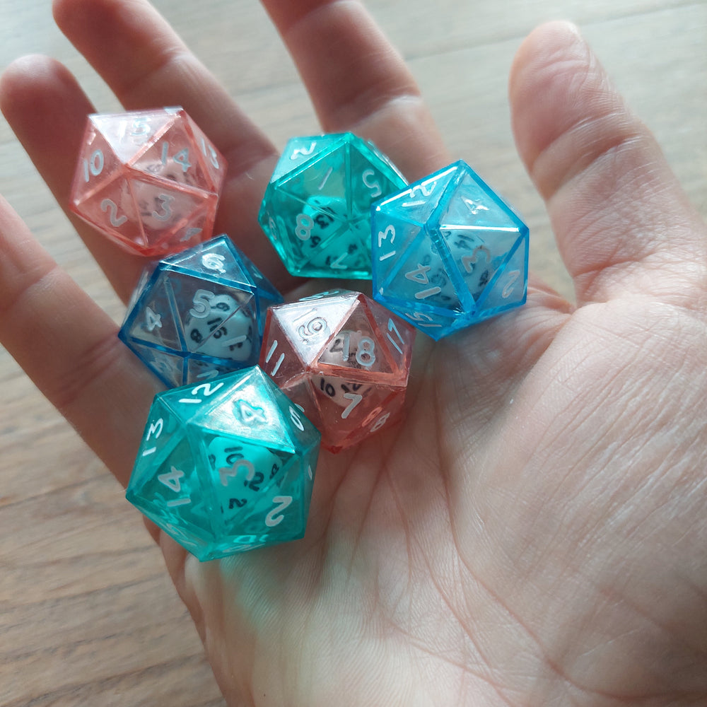 Toys42Hands Dubbele dobbelsteen 20