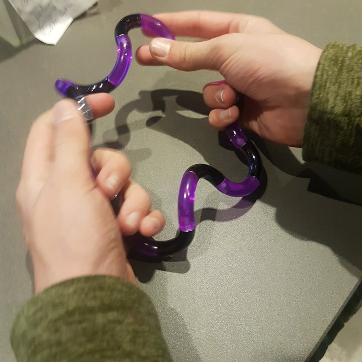 Tangle Palm tangle metalic paars