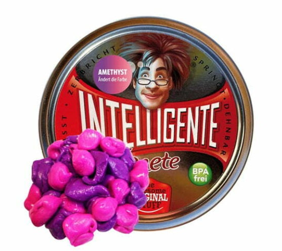 intelligente knete, sensoriek fidget materiaal, kleurwissel, amethyst
