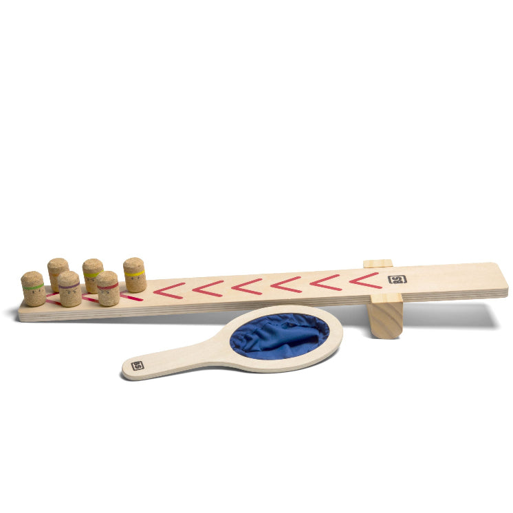 katapult van bs toys, grove motoriek, behendigheid, motoriekspeelgoed