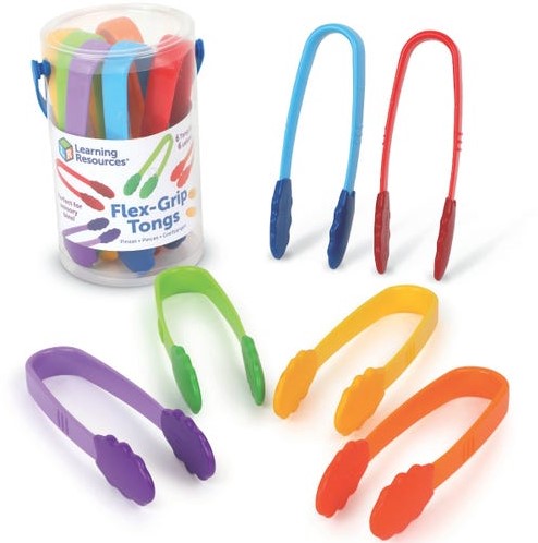 flex grip tongs in verschillende kleuren van learning resources, motoriekspeelmateriaal