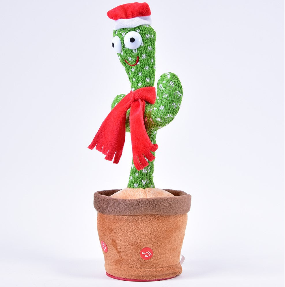 Knuffel recorder dansende kaktus kerst