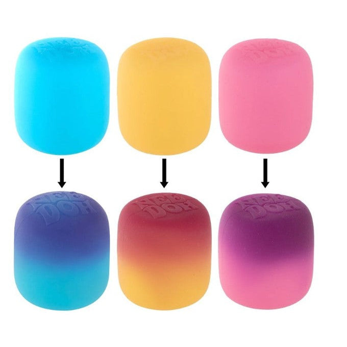 drie kleuren needoh mello mallo kleurwissel effect, fidget toys