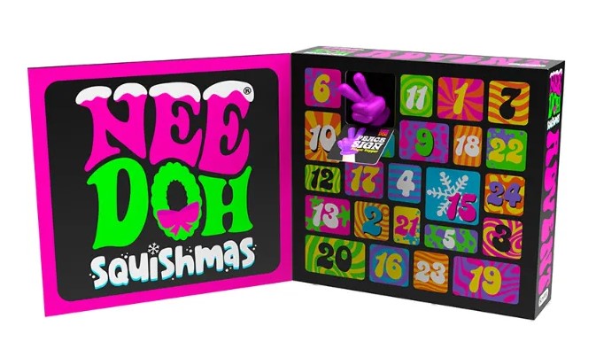 Needoh squishmas adventskalender, fidget adventskalender