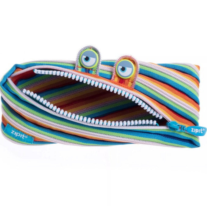 rits etui van zipit, zip it, pouch, regenbogen etui, motoriekmateriaal