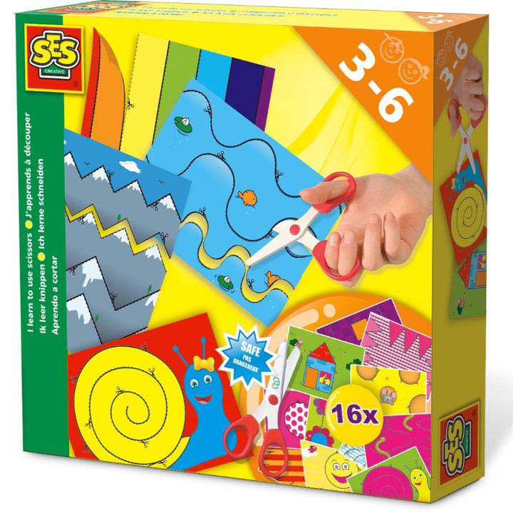 ses ik leer knippen, knippen leren, knippen kinderschaar