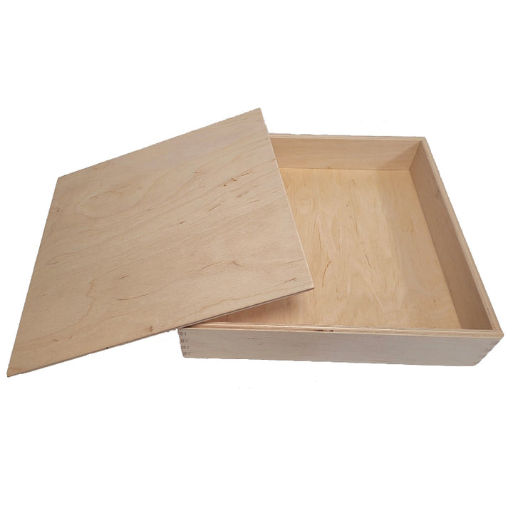 houten speelbak met deksel, laptop tray, binnen zandbak, sensoriek bak met deksel van hout