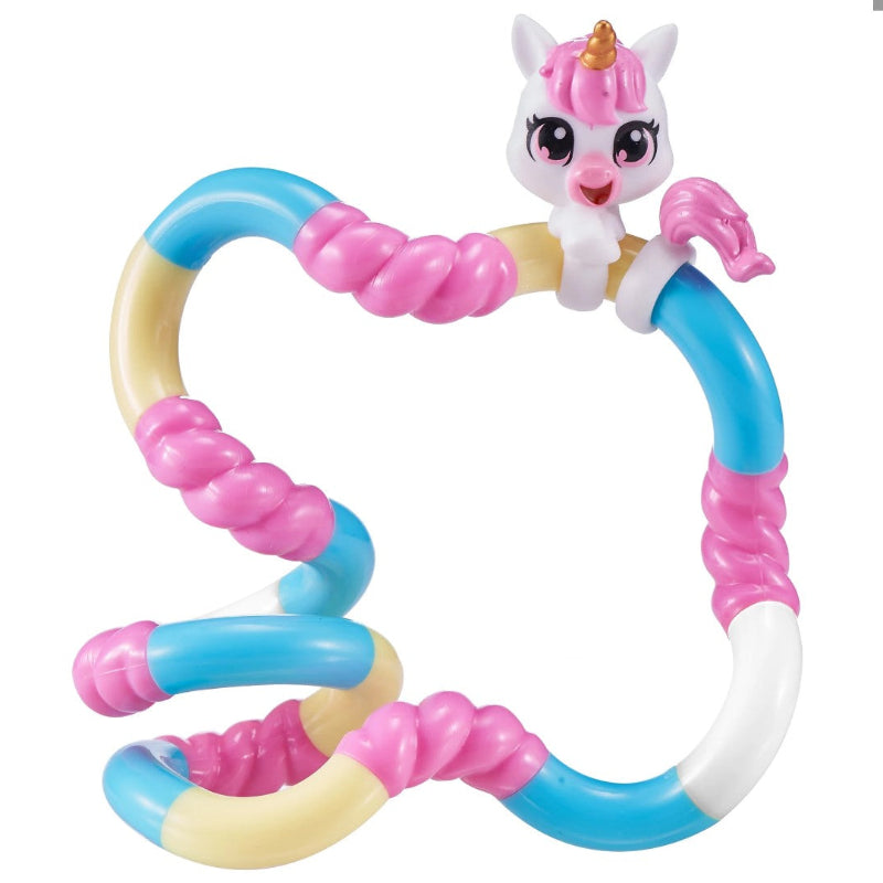 tangle roze blauw met eenhoorn vriend