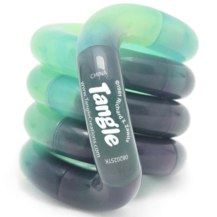 kleurwissel tangel, warmte verandert de kleur, tangle pebbles, sensoriek materiaal