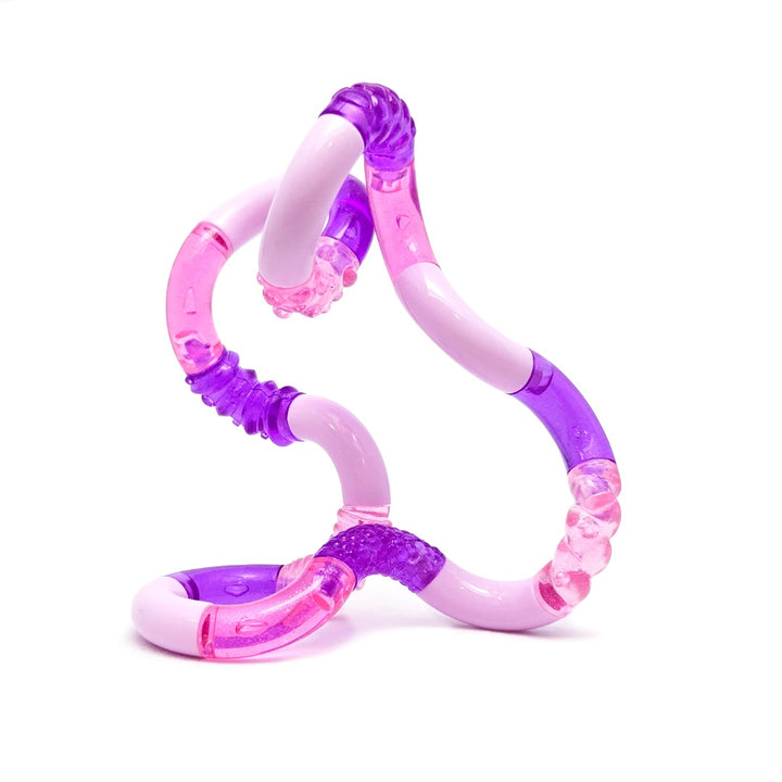 Tangle structuur roze-paars