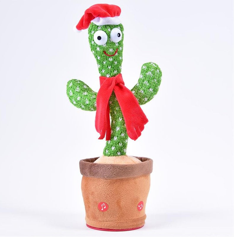 Knuffel recorder dansende kaktus kerst
