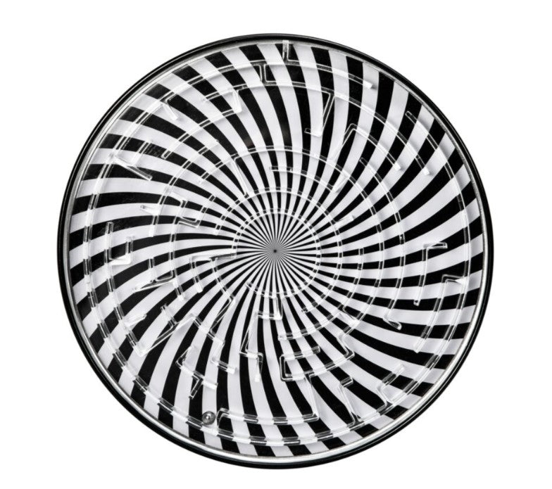 zwart wit handlabyrinth, kantel speelgoed, motoriek materiaal, tin maze