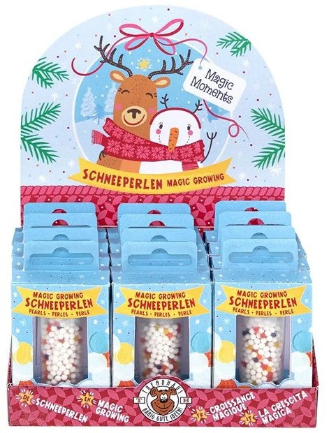schneeperlen oorbeez van trendhaus, witte winter oorbeez