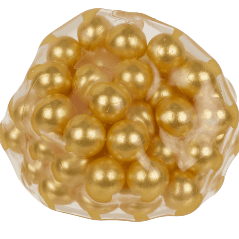 goud kleurige asmr geluids antistressbal
