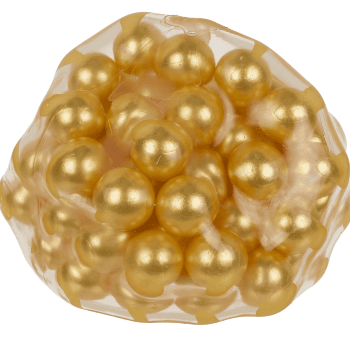 goud kleurige asmr geluids antistressbal