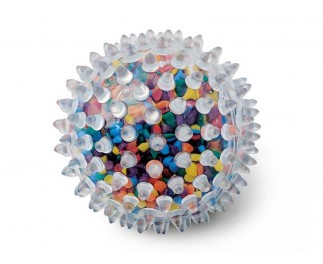 Spiky-Massageball mit Perlen