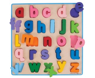 hape Alfabet puzzel kleine letters
