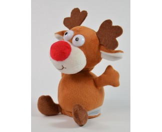 Knuffel recorder Rudolph reindeer