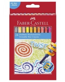 Faber Castell Waskrijt twisters 24 stuks