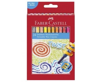 Faber Castell Wachsmal Twisters 24 Stück