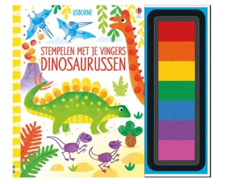 Fingerstempeln Dinosaurier niederländisch