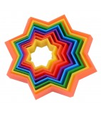 Fidget 3D Stern Regenbogen