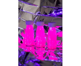 Petit Boum Sensorische Schwebeflasche neonpink