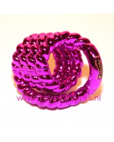Tangle Tangle Struktur metallic-rosa