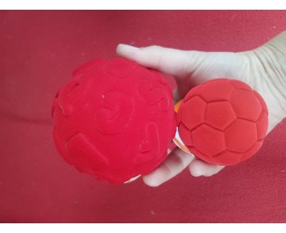 Rubbabu Mini voetbal rood